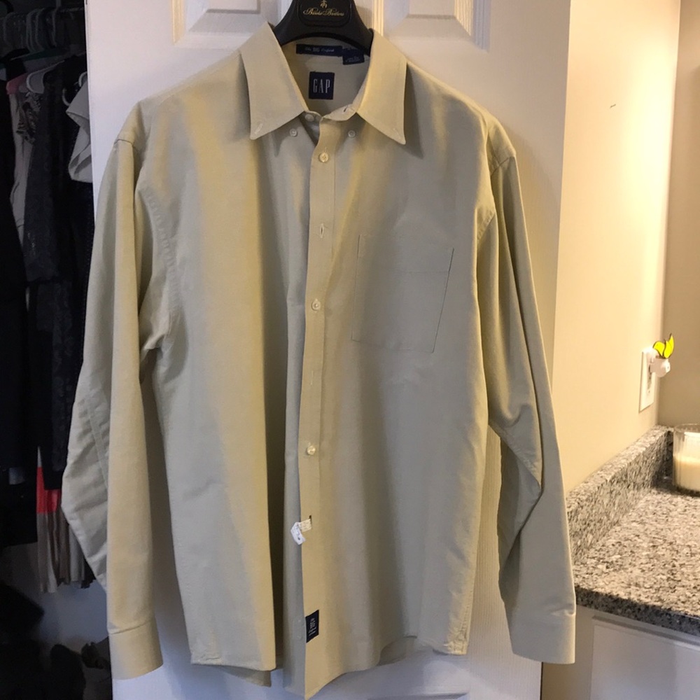 GAP Big Oxford Button Down Shirt - Large